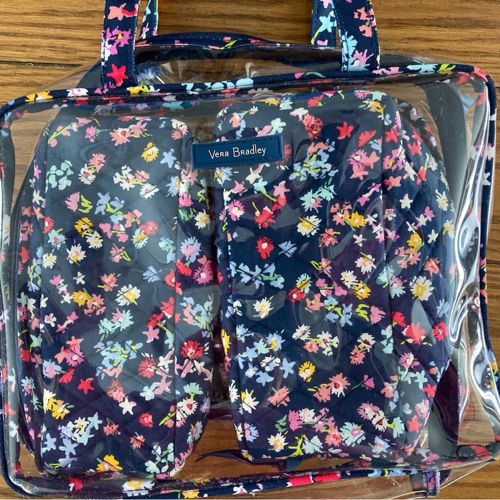 Vera Bradley 5 pc Travel Set NWOT